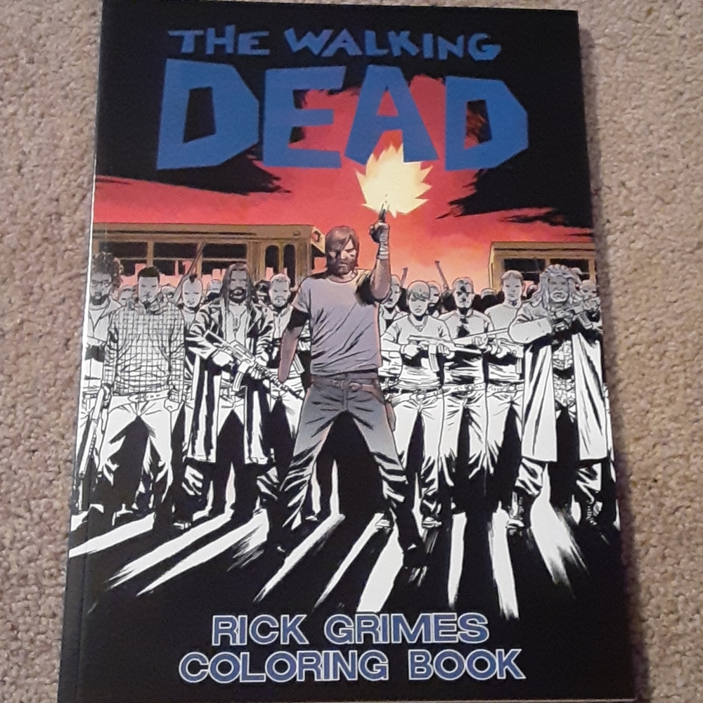The Walking Dead coloring book
